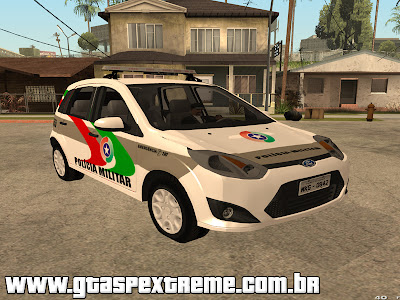 Ford Fiesta Rocam 2012 PMSC para GTA San Andreas